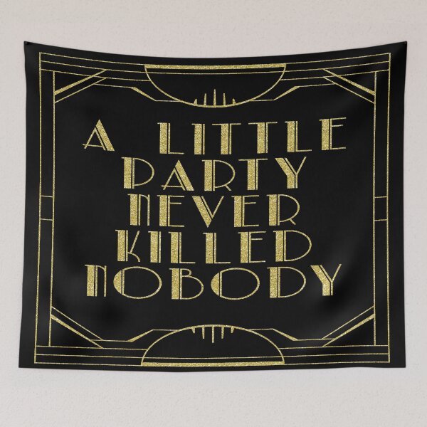 Item preview, A little party never killed nobody - black glitz designed and sold by peggieprints.