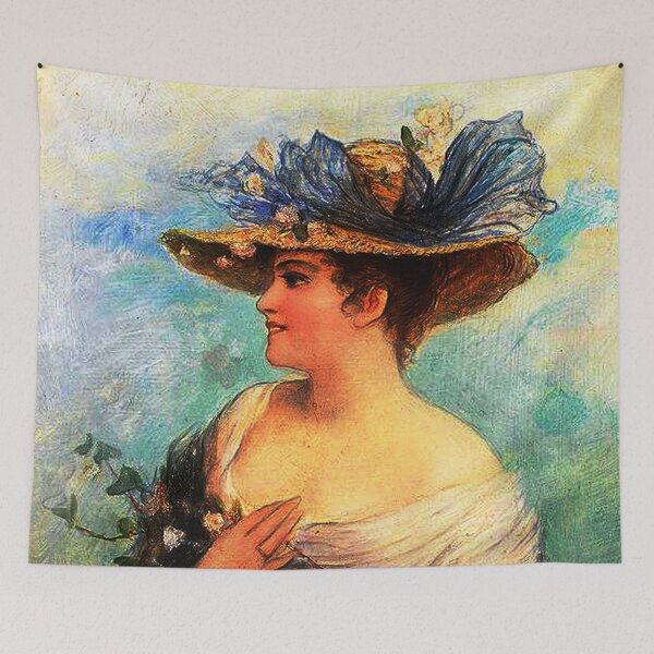 Item preview, Portrait of a girl  Adolphe Philippe Millot  designed and sold by aponwao.
