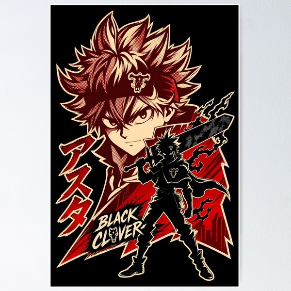 Item preview, Black Clover - Asta designed and sold by ning-lucky.