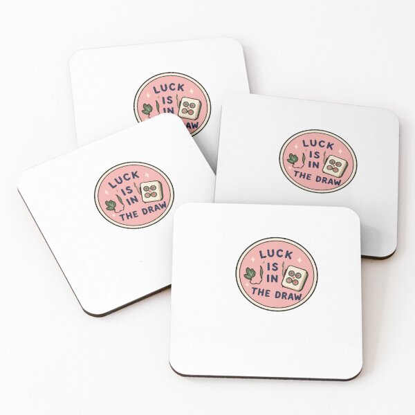 Item preview, Mahjong 'luck is in the draw' designed and sold by belle chance.