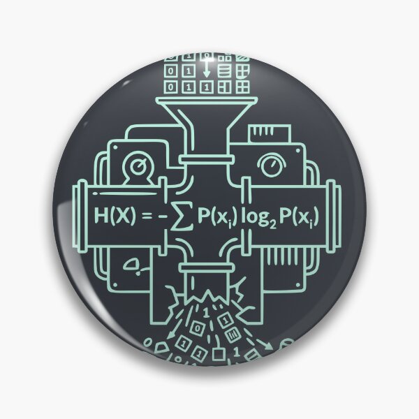 Item preview, Claude Shannon equation designed and sold by Javier Narváez Solarte.