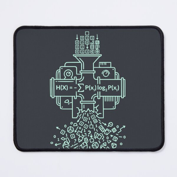 Item preview, Claude Shannon equation designed and sold by Javier Narváez Solarte.