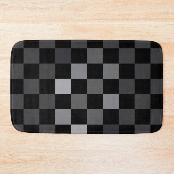 Item preview, Checkered preppy pattern of black and grey designed and sold by fluffyfamcraft.