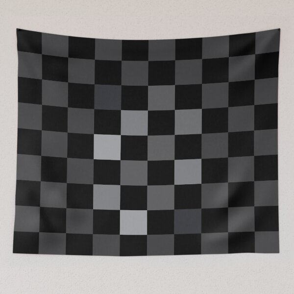 Artikelvorschau, Kariertes Preppy-Muster in Schwarz und Grau entworfen und verkauft von fluffyfamcraft.