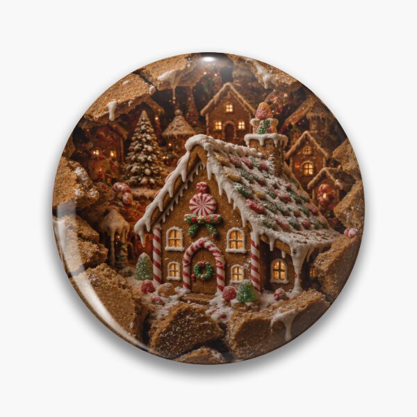 Item preview, Gingerbread Christmas Village – Surreal Cookie World designed and sold by GSizzle1.