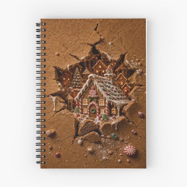 Item preview, Gingerbread Christmas Village – Surreal Cookie World designed and sold by GSizzle1.