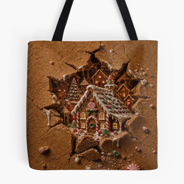 Item preview, Gingerbread Christmas Village – Surreal Cookie World designed and sold by GSizzle1.