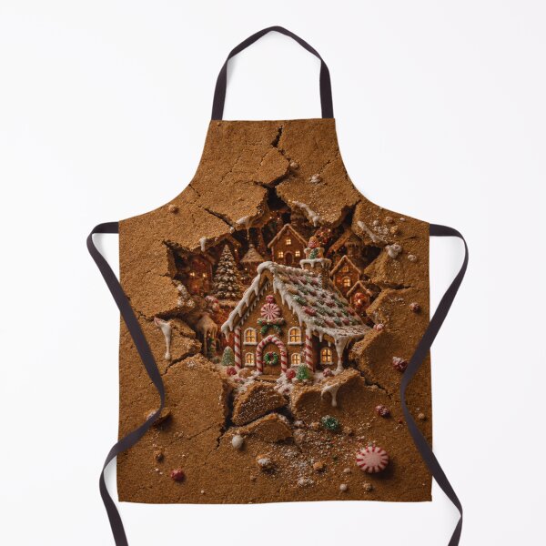 Item preview, Gingerbread Christmas Village – Surreal Cookie World designed and sold by GSizzle1.