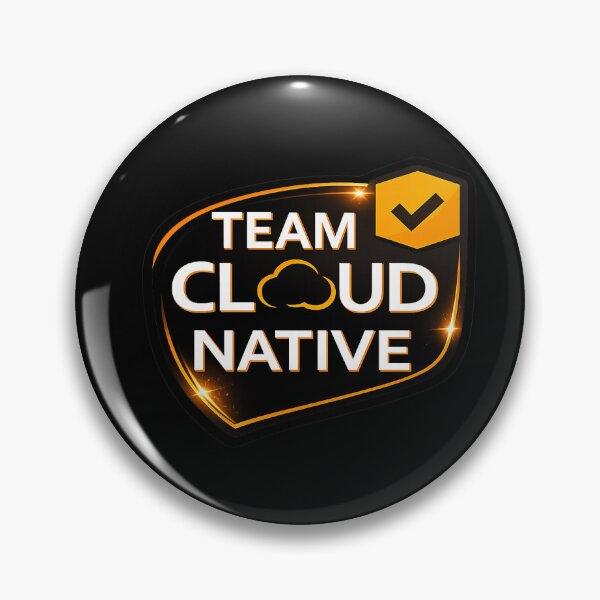 Aperçu de l'œuvre Design aux couleurs AWS Cloud Native | Autocollant | Stickers techniques | Pin's créée et vendue par I am Certified Designs.