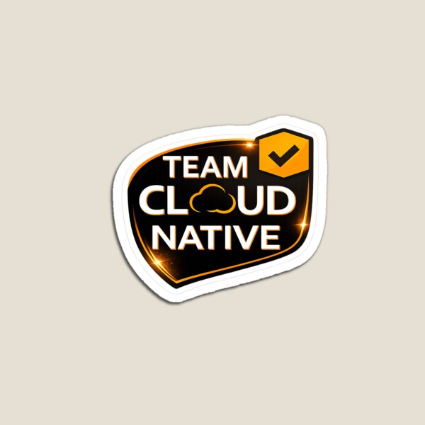 Item preview, Team Cloud Native AWS colors Design | Sticker | Tech Decals | Pin designed and sold by I am Certified Designs.