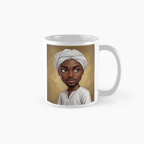 Item preview, Young Man Wearing a White Turban and Traditional Attire" designed and sold by TheModernMuslimchibi&more .