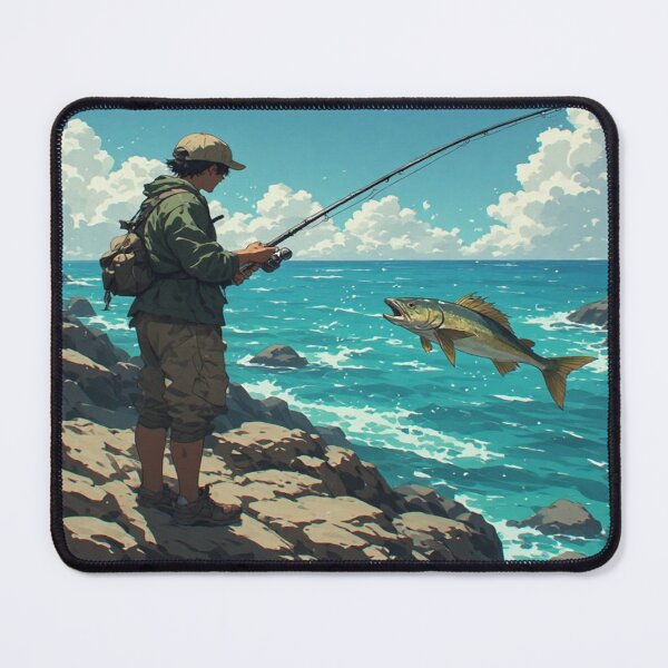 Item preview, Enjoying Peaceful Fishing Trips During Summer designed and sold by vawnbillionaire.