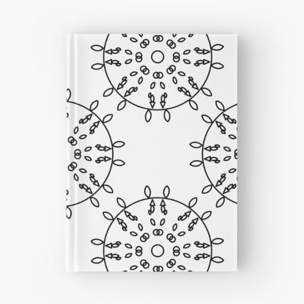 Item preview, Black and white Geometric Mandala Seamless Pattern  designed and sold by ArtBySaMandala.