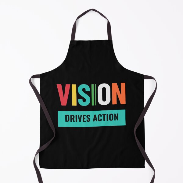 Item preview, VISION Drives Action — Colorful Motivational Typography T-Shirt Gift designed and sold by No Excuses .