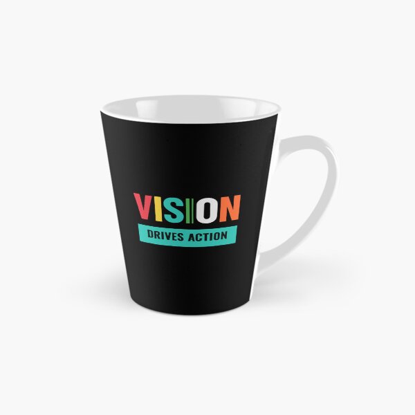 Item preview, VISION Drives Action — Colorful Motivational Typography T-Shirt Gift designed and sold by No Excuses .