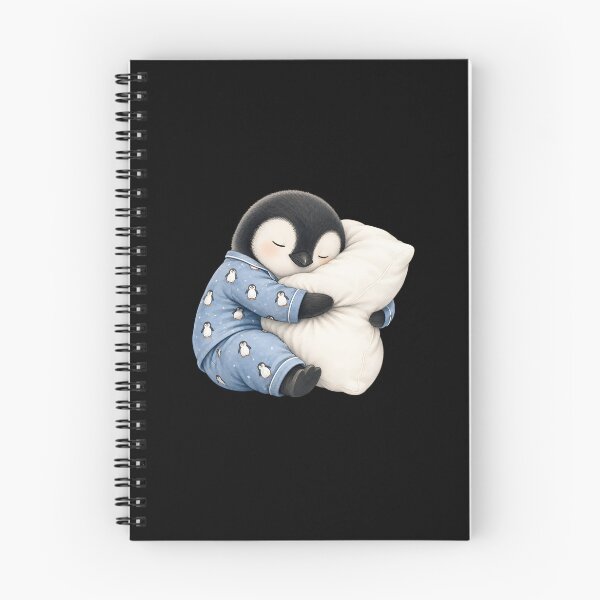 Item preview, Penguin Sleeping in Cute Pajamas designed and sold by a-turner-paint.