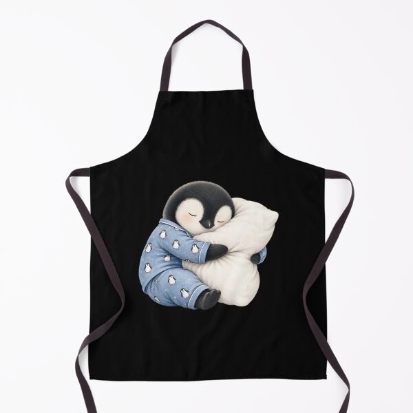 Item preview, Penguin Sleeping in Cute Pajamas designed and sold by a-turner-paint.