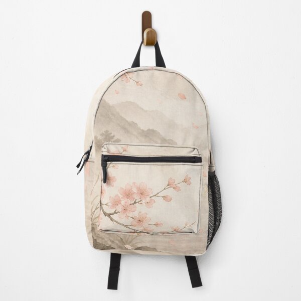 Item preview, Spring Blossom Wall Art Poster | Blossoms in the Spring Breeze, Japandi Sakura Decor designed and sold by LuminaKage.