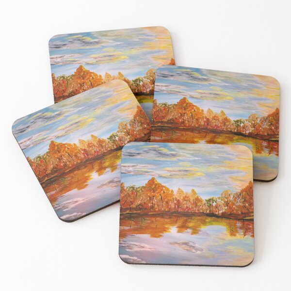 Item preview, Autumn Lake designed and sold by SquaresArt.