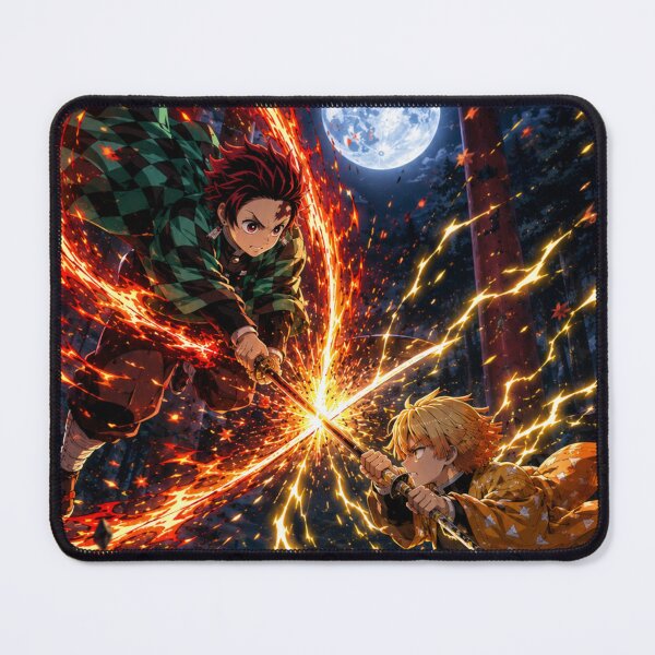 Item preview, Zenitsu Vs Tanjiro designed and sold by jinwooo.