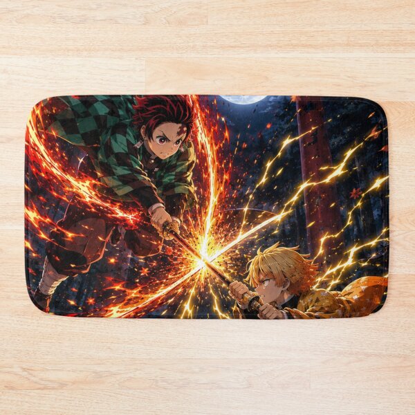 Item preview, Zenitsu Vs Tanjiro designed and sold by jinwooo.