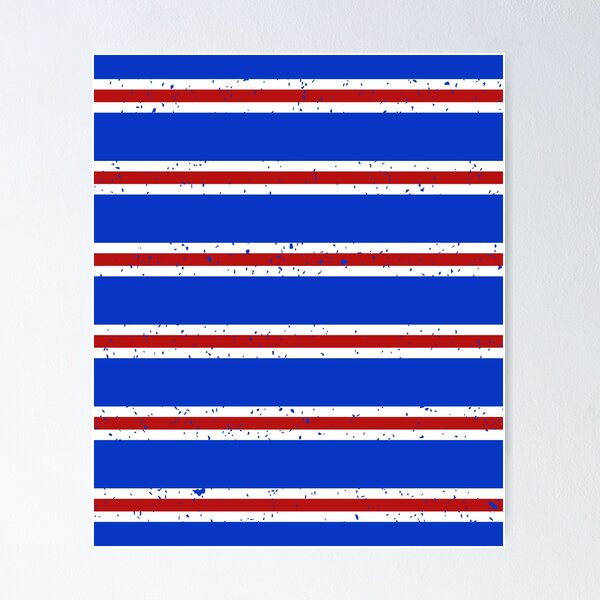 Item preview, Rangers Red White Blue Bar Scarf Design designed and sold by Sporting Colour.