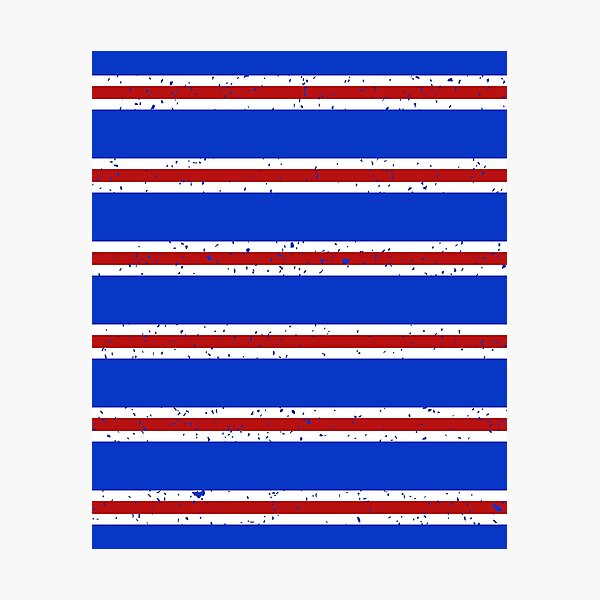 Item preview, Rangers Red White Blue Bar Scarf Design designed and sold by Sporting Colour.