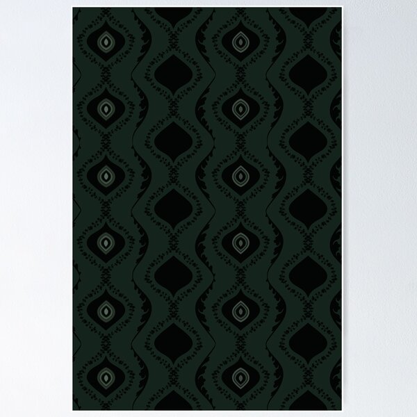 Item preview, Gothic Regency Era Wallpaper Green designed and sold by jehb.creative.
