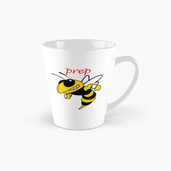 Item preview, Prep Red Cursive Typography Yellow Hornet Mascot designed and sold by Dulliyo.