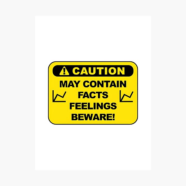 Item preview, Caution May Contain Facts | Perfect Gift For You And Friends designed and sold by Sabrina Hutchinson.