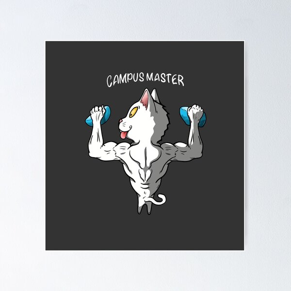 Item preview, Bouldering - Campus Master Cat designed and sold by Rain Ant.