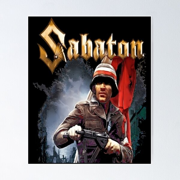 Item preview, Sabaton Soldier Rifle Helmet Historical Metal Band designed and sold by Dulliyo.