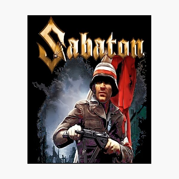 Item preview, Sabaton Soldier Rifle Helmet Historical Metal Band designed and sold by Dulliyo.