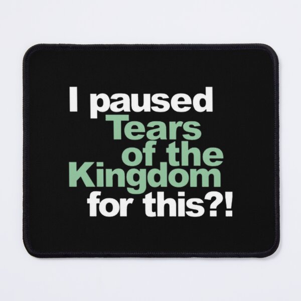 Item preview, I Paused Tears Of The Kingdom For This – Funny Gamer Tee & Sticker | ⭐⭐⭐⭐⭐ designed and sold by memo2.