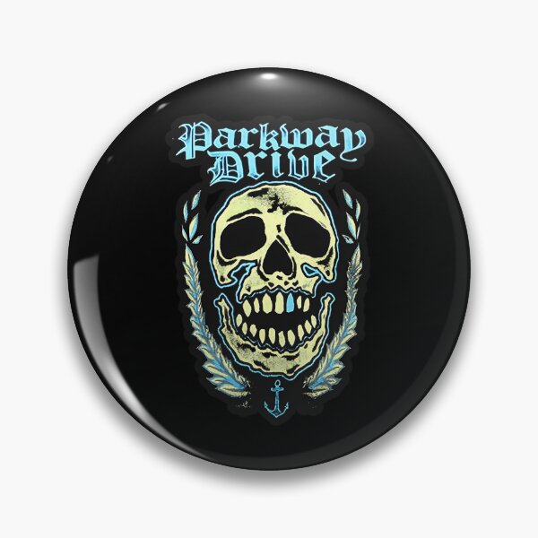 Item preview, Parkway Drive Skull Laurel Wreath Anchor designed and sold by Dulliyo.