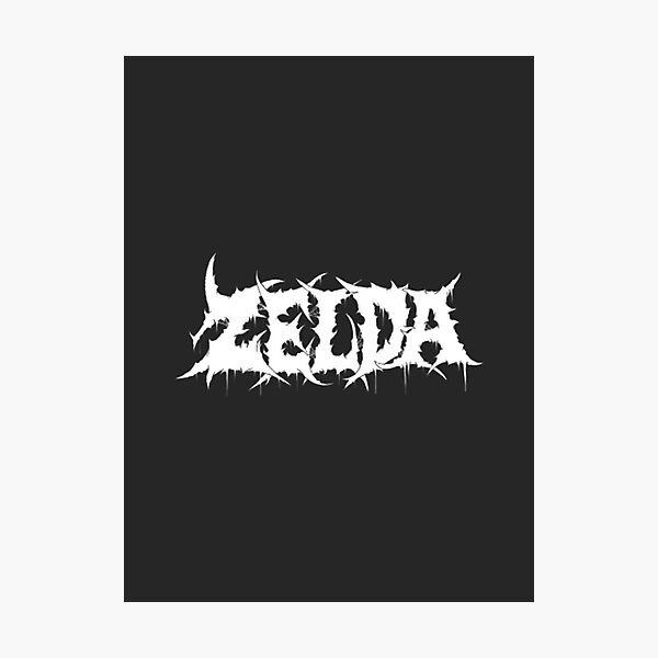 Item preview, Zelda Metal Font - Epic Legend Gaming Art | Perfect Gift For You And Friends designed and sold by memo2.