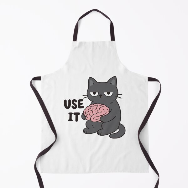 Item preview, Use It Grumpy Cat Brain – Funny Sarcastic Cat Sticker designed and sold by tindian.