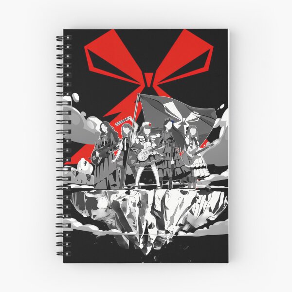 Item preview, Band Maid Members Silhouette Floating Island Red Ribbon designed and sold by Dulliyo.