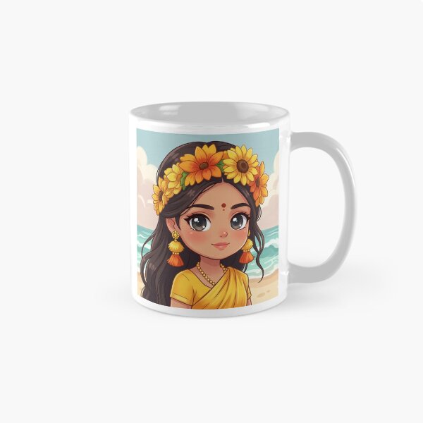 Item preview, Yellow saree,sunflower  designed and sold by TheModernMuslimchibi&more .