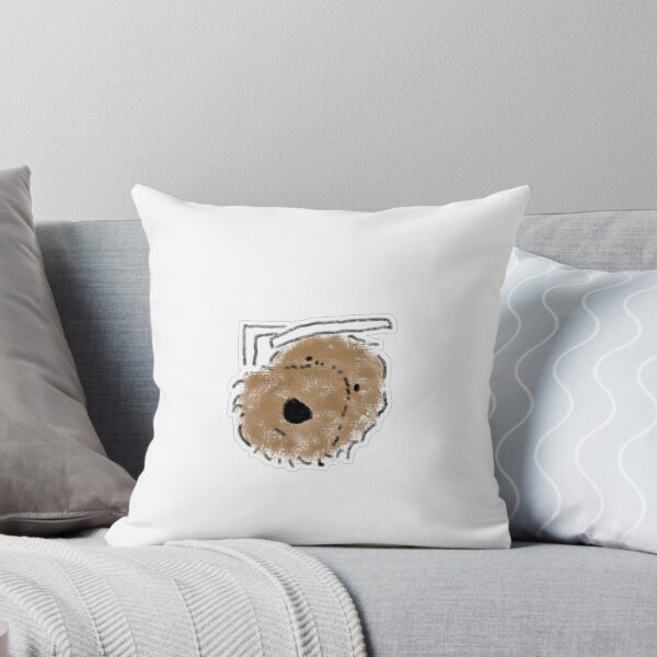 Item preview, Minimalist Fluffy Brown Dog designed and sold by raun.draw.