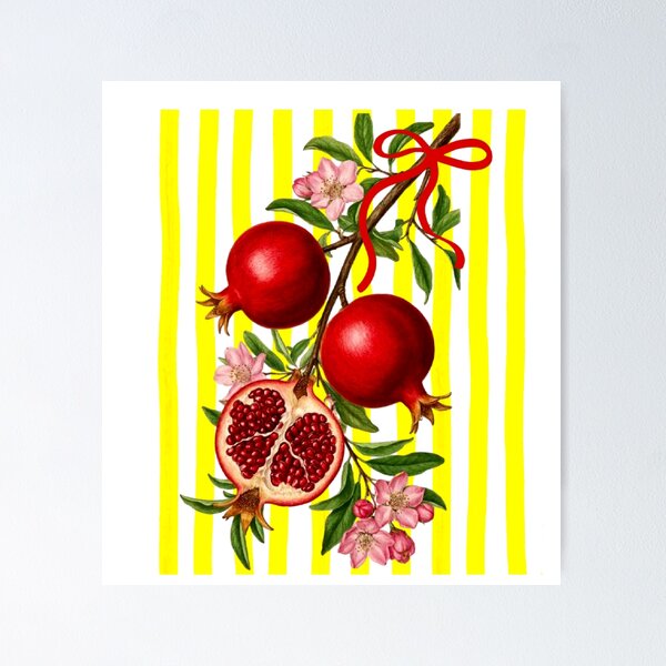 Item preview, Pomegranates Super Fruit Art Design designed and sold by DivineHaven.