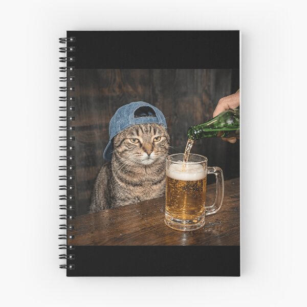 Item preview, Funny Cat Drinking Beer Wearing Backwards Hat Graphic T-Shirt designed and sold by Aliaalerud.