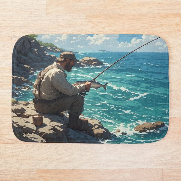 Item preview, Relaxing by the Water on Summer Fishing Days designed and sold by vawnbillionaire.
