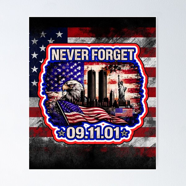 Item preview, We Will Never Forget 9 11 25th Anniversary   designed and sold by WoodburyLake.