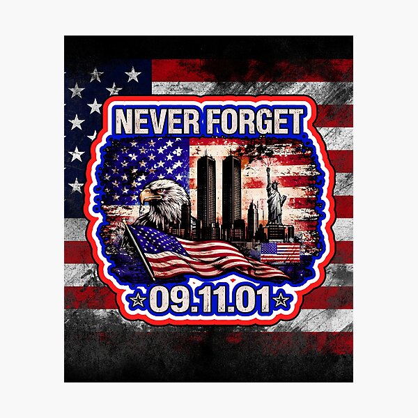 Item preview, We Will Never Forget 9 11 25th Anniversary   designed and sold by WoodburyLake.