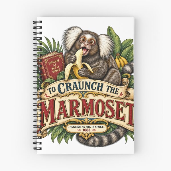 Item preview, To Craunch the Marmoset – English as She Is Spoke Victorian Humor designed and sold by Past in Threads.