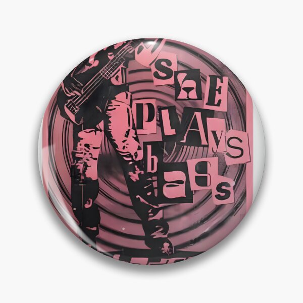 Item preview, She Plays Bass | ⭐⭐⭐⭐⭐ designed and sold by Sabrina Hutchinson.