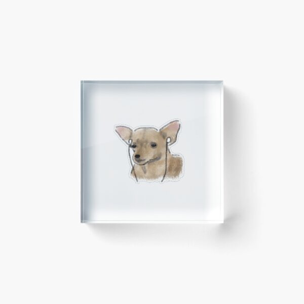 Item preview, Chihuahua Listening to Music designed and sold by raun.draw.