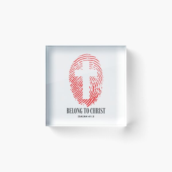 Item preview, Belong to Christ - Christian Quote designed and sold by MoriaStore.