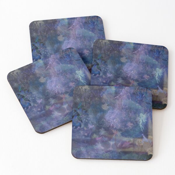 Item preview, Ethereal Magical Fairyland - Purple & Blue Fairycore Print designed and sold by BrontesWhimsyStore.
